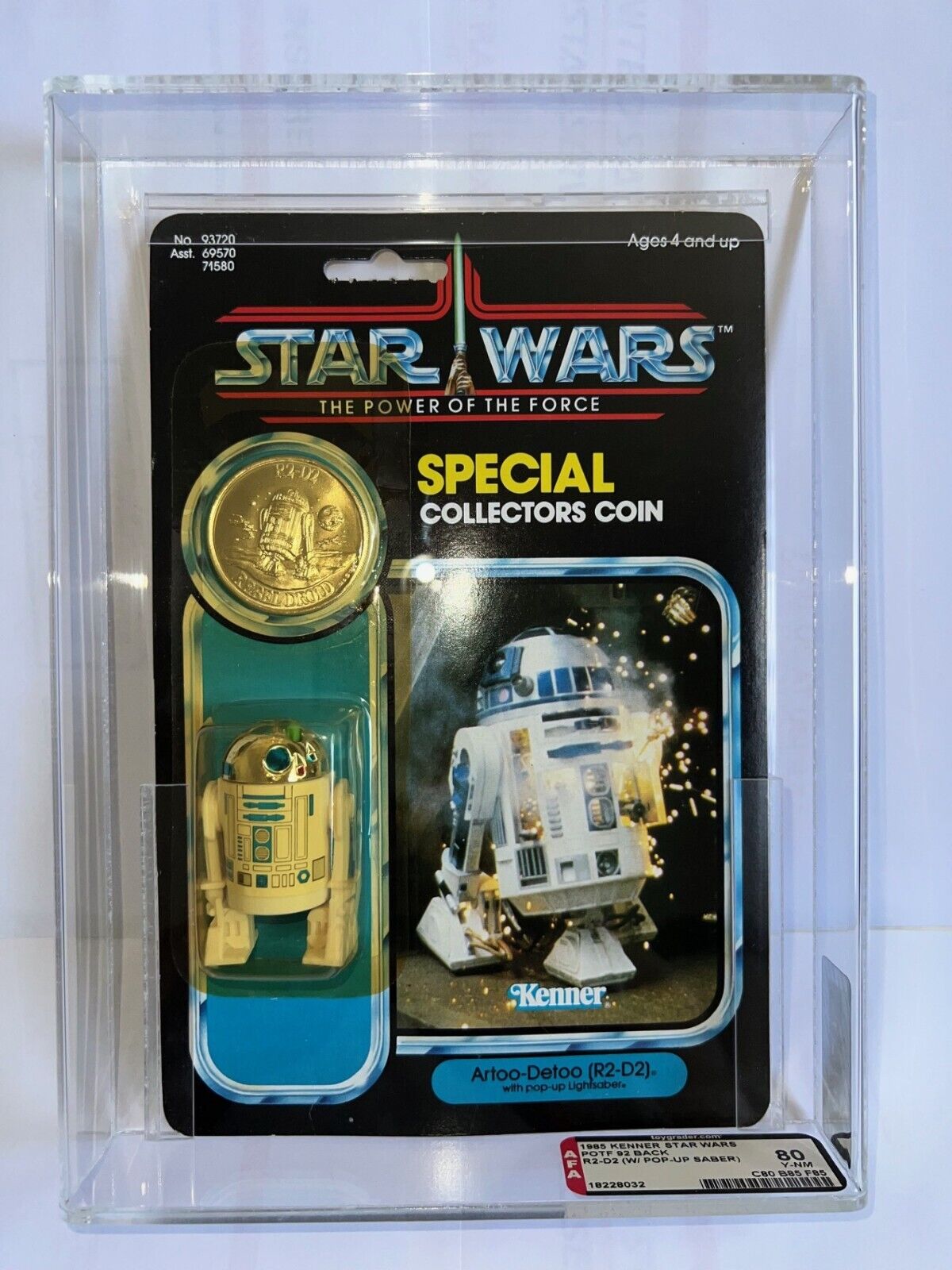R2-D2 (Artoo-Detoo) with pop-up Lightsaber sold