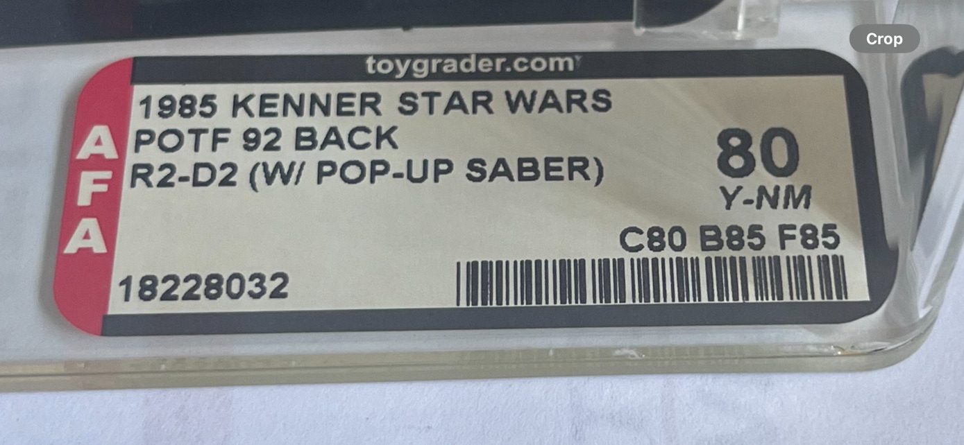 R2-D2 (Artoo-Detoo) with pop-up Lightsaber sold