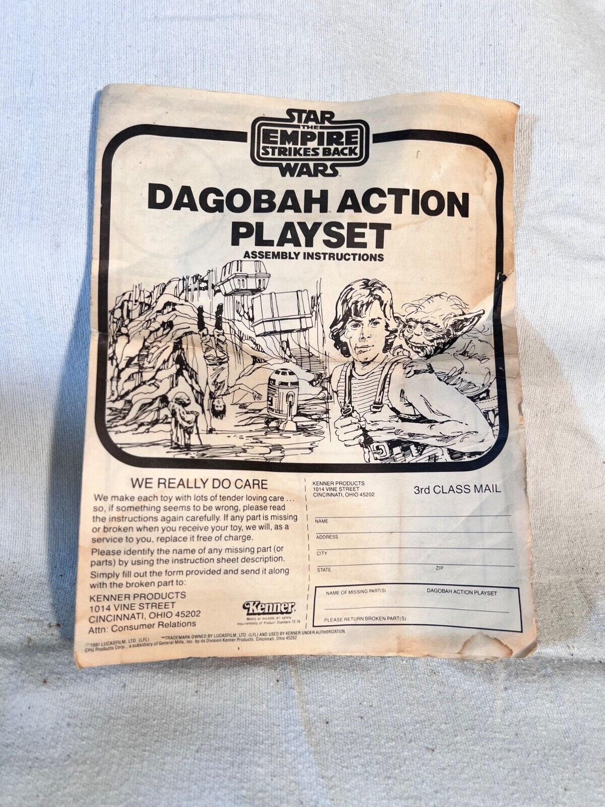 Dagobah Action Playset sold