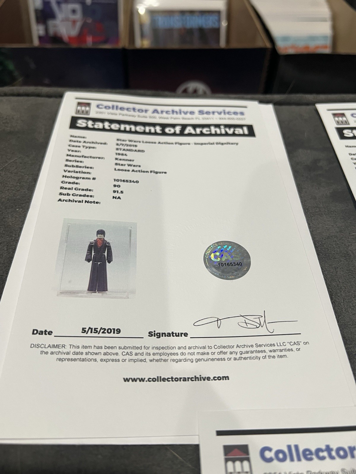 Imperial Dignitary sold
