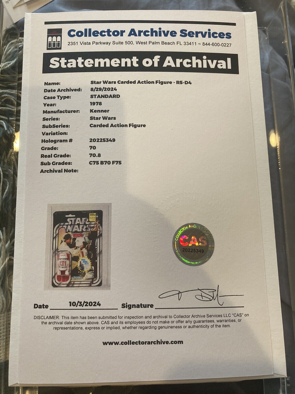 R5-D4 (Arfive-Defour) sold