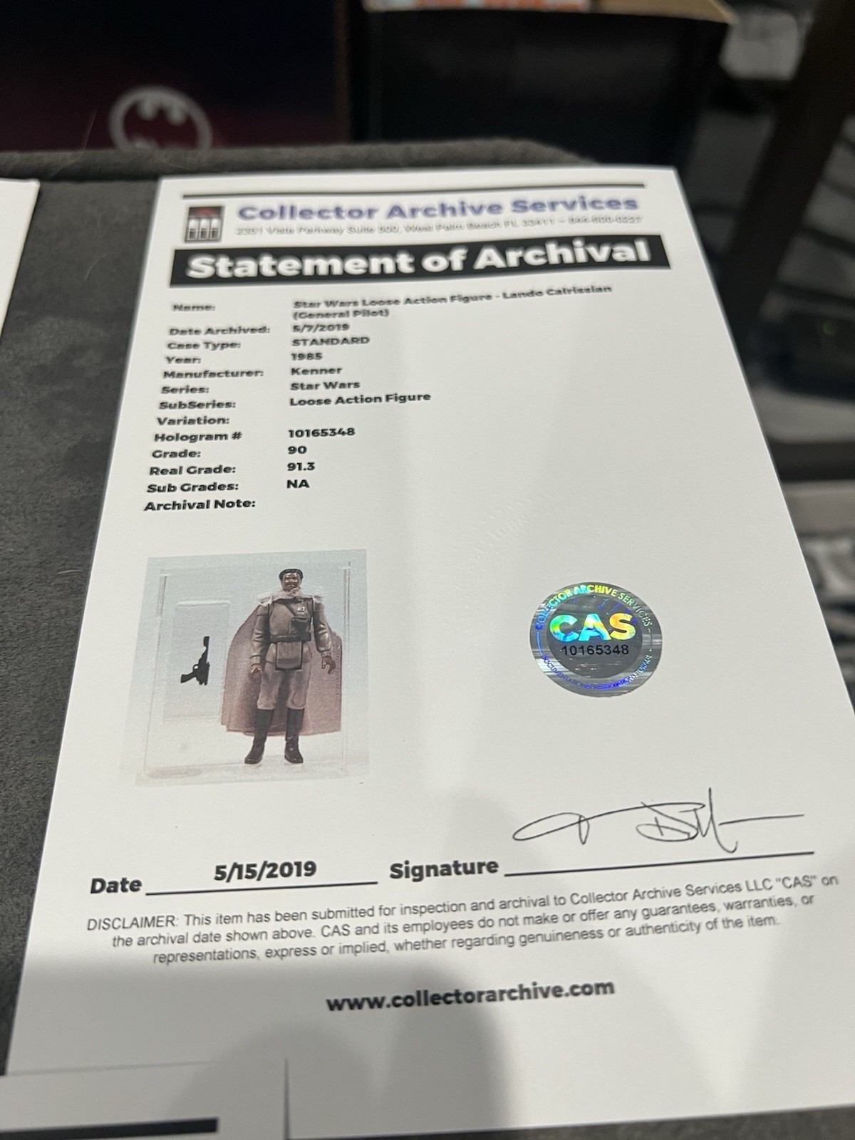 Lando Calrissian (General Pilot) sold