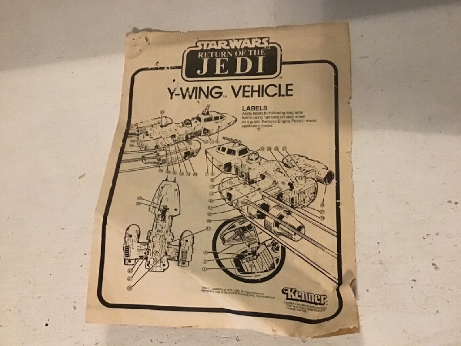 Y-Wing Fighter sold