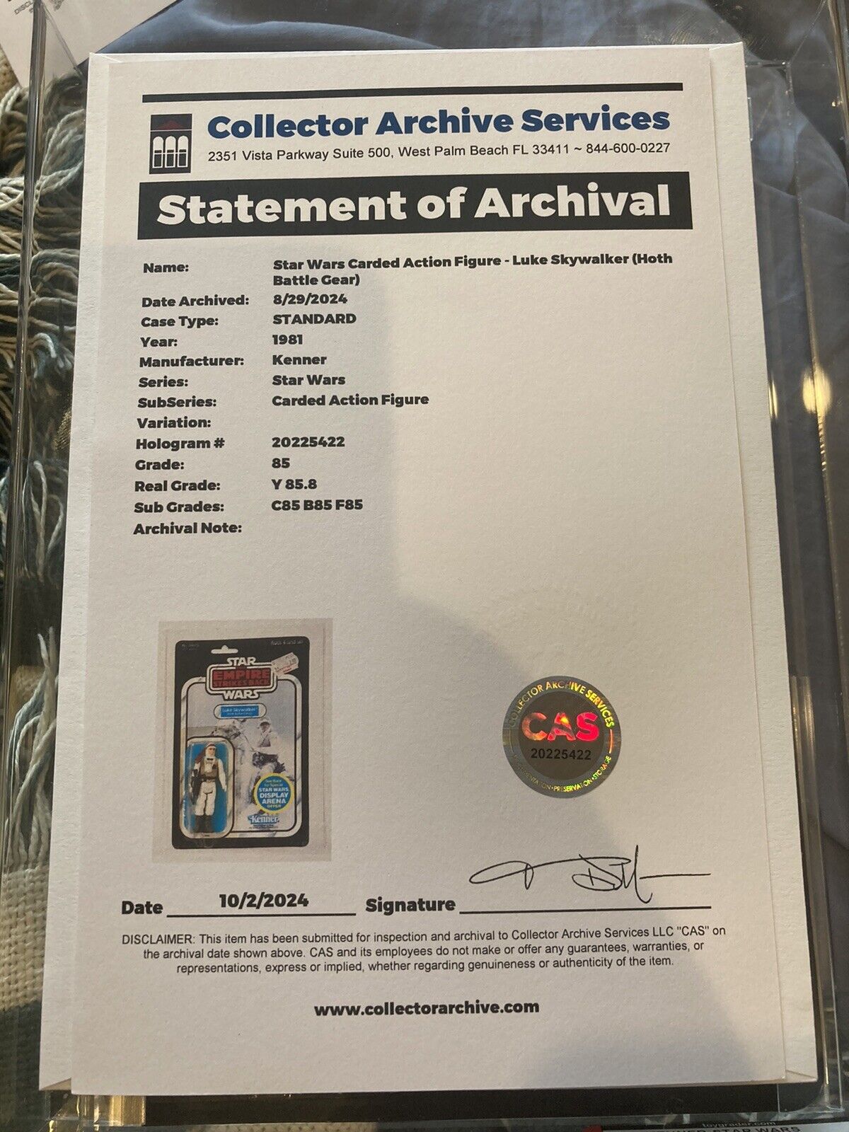 Luke Skywalker (Hoth Battle Gear) sold
