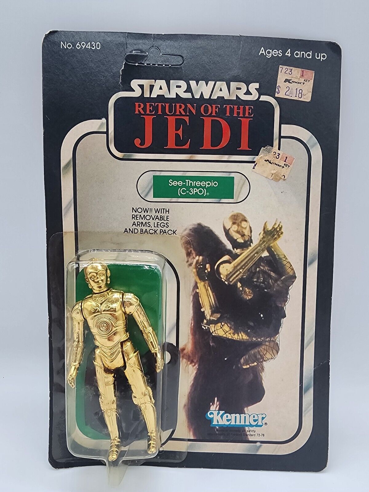 C-3PO (See-Threepio) with removable limbs sold
