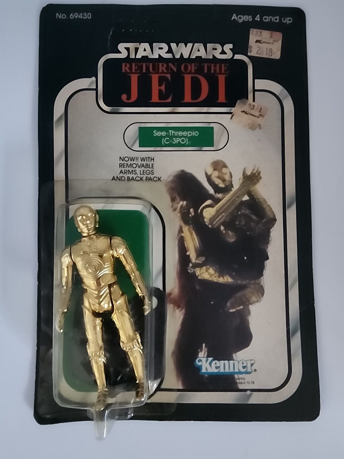 C-3PO (See-Threepio) with removable limbs sold