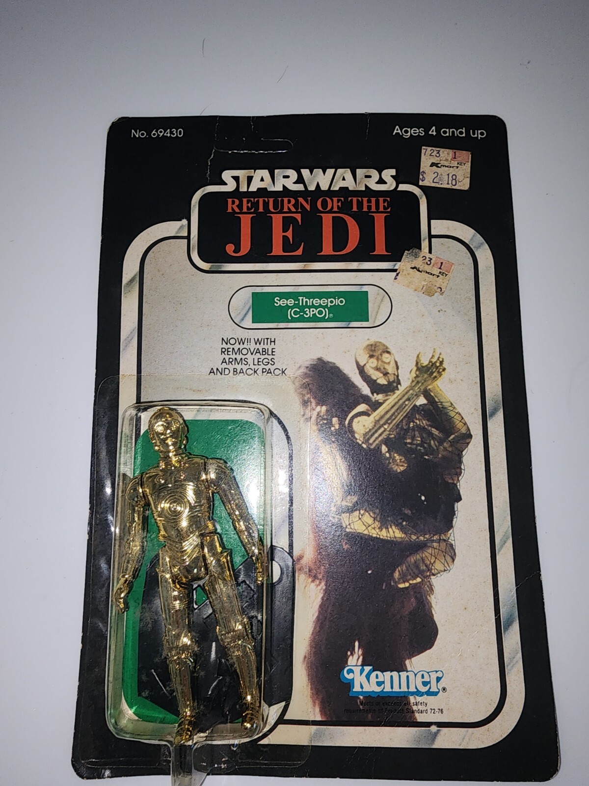 C-3PO (See-Threepio) with removable limbs sold