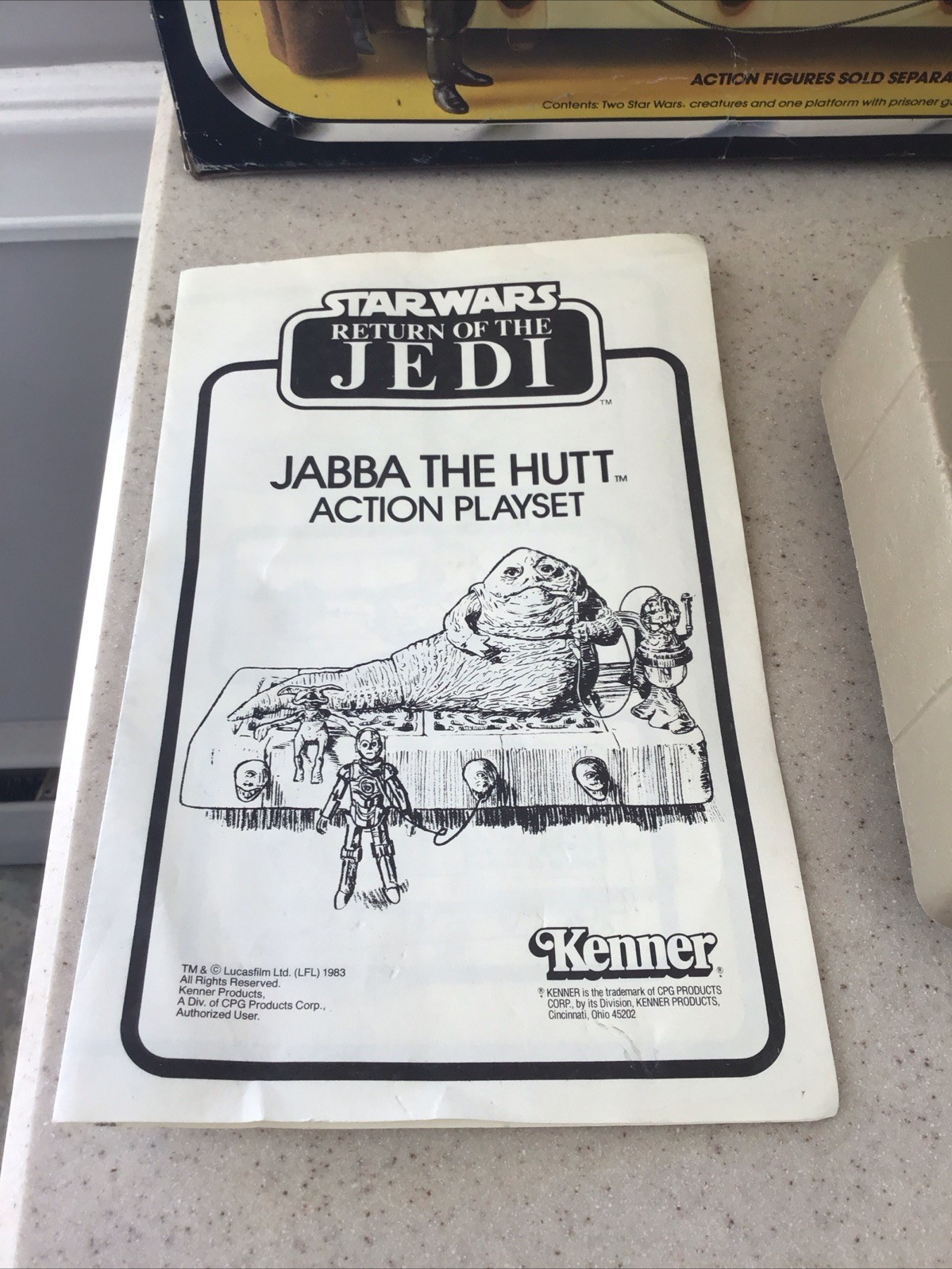 Jabba the Hutt Action Playset sold