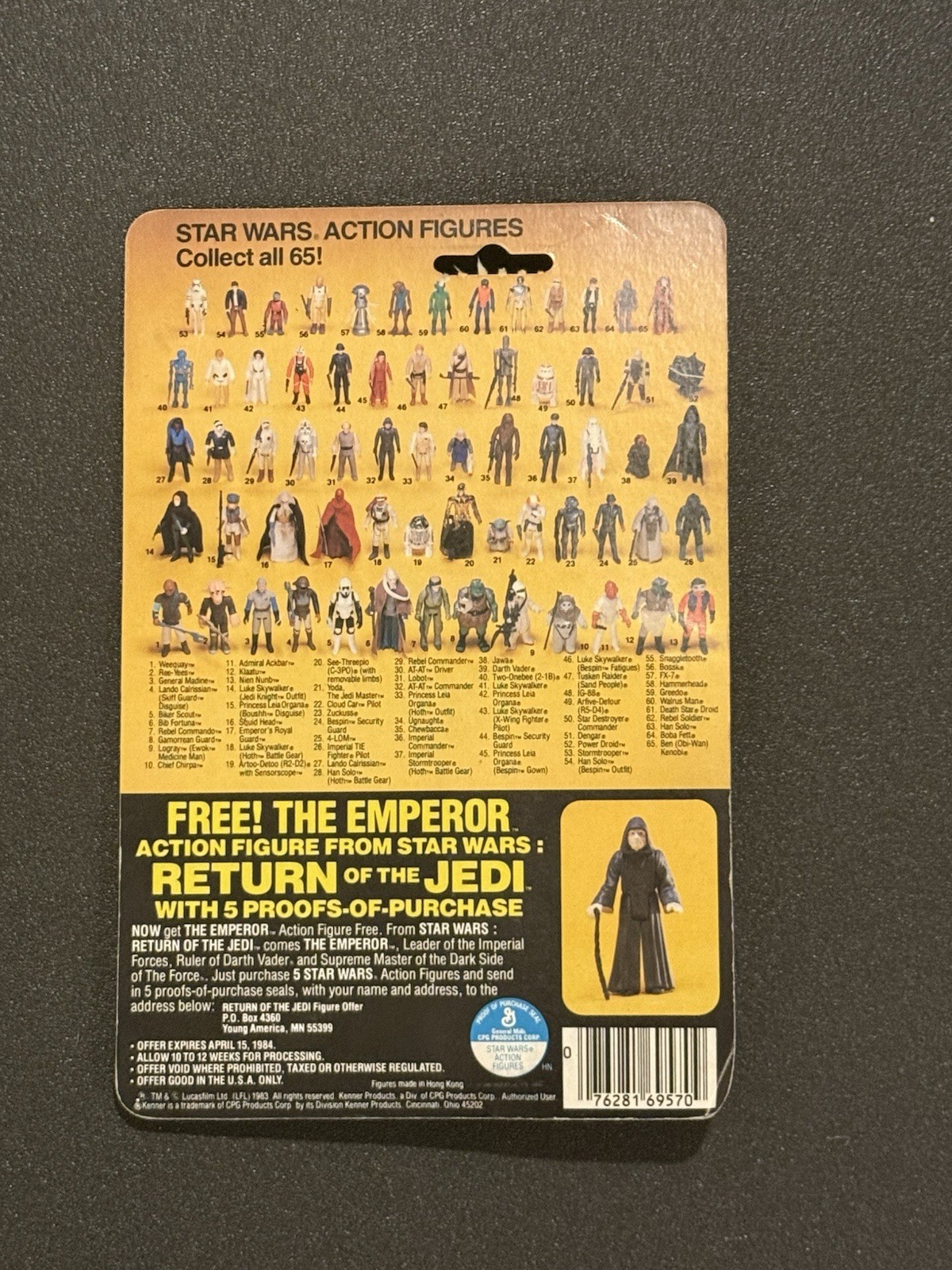 C-3PO (See-Threepio) with removable limbs sold