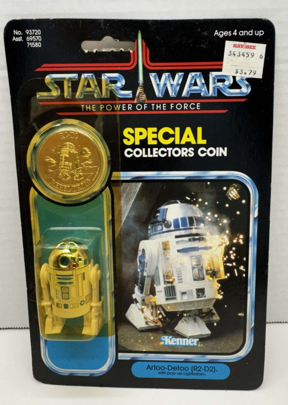 R2-D2 (Artoo-Detoo) with pop-up Lightsaber sold