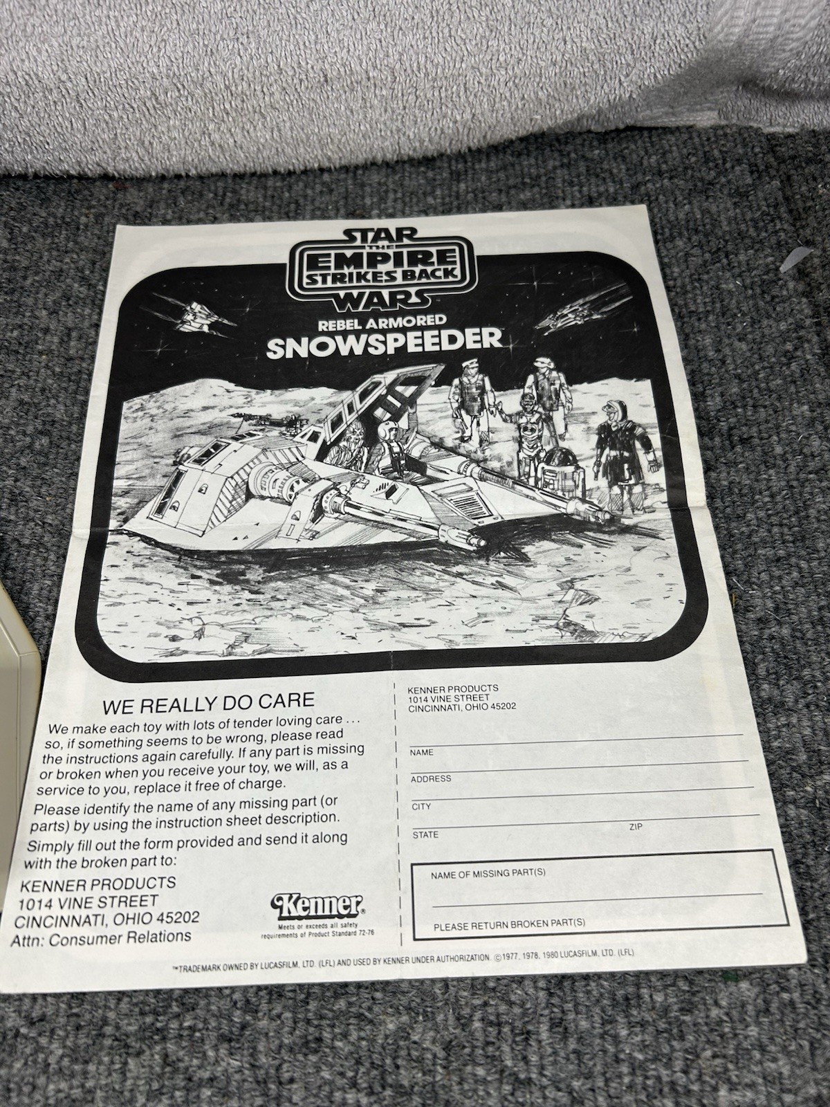 Rebel Armored Snowspeeder sold