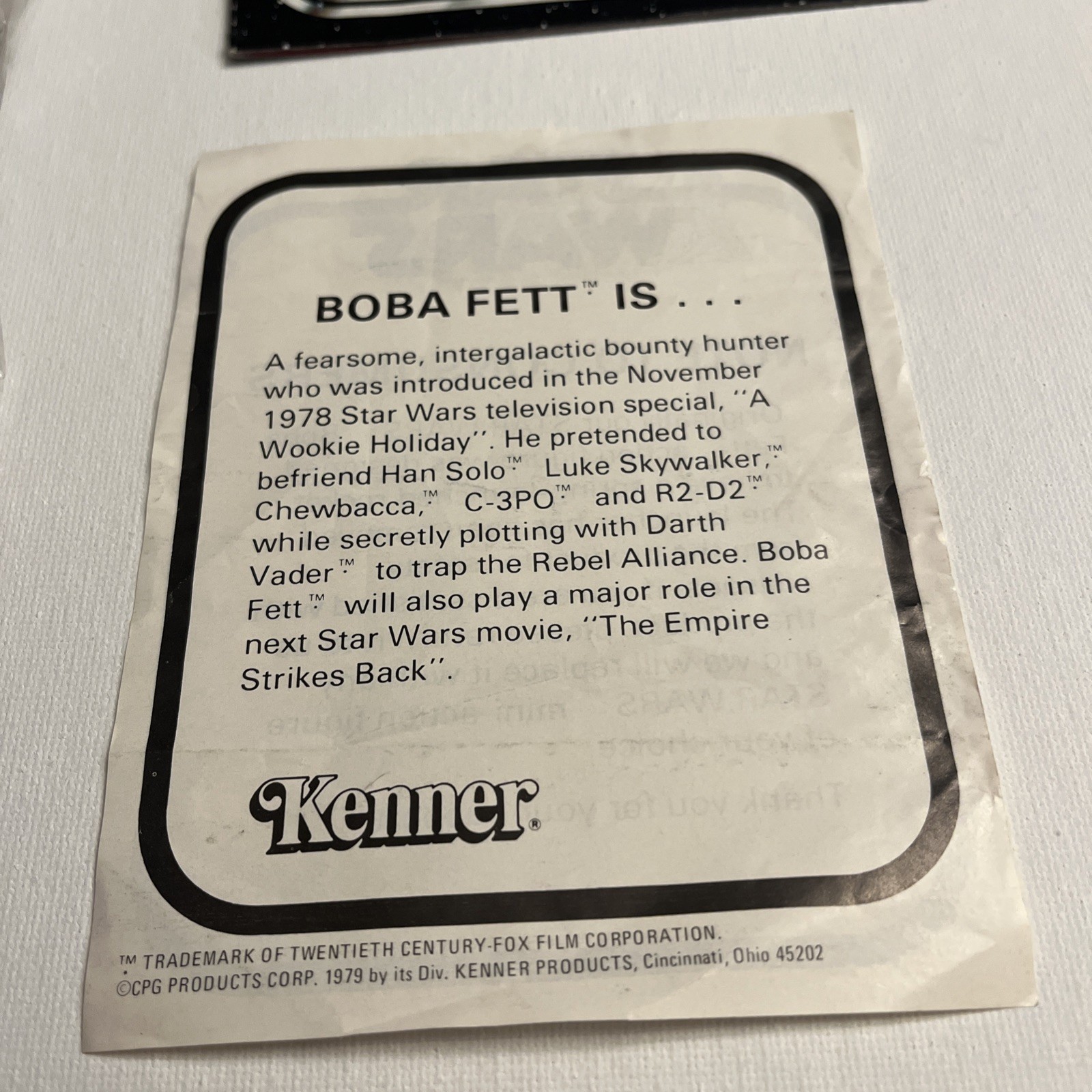 Boba Fett sold