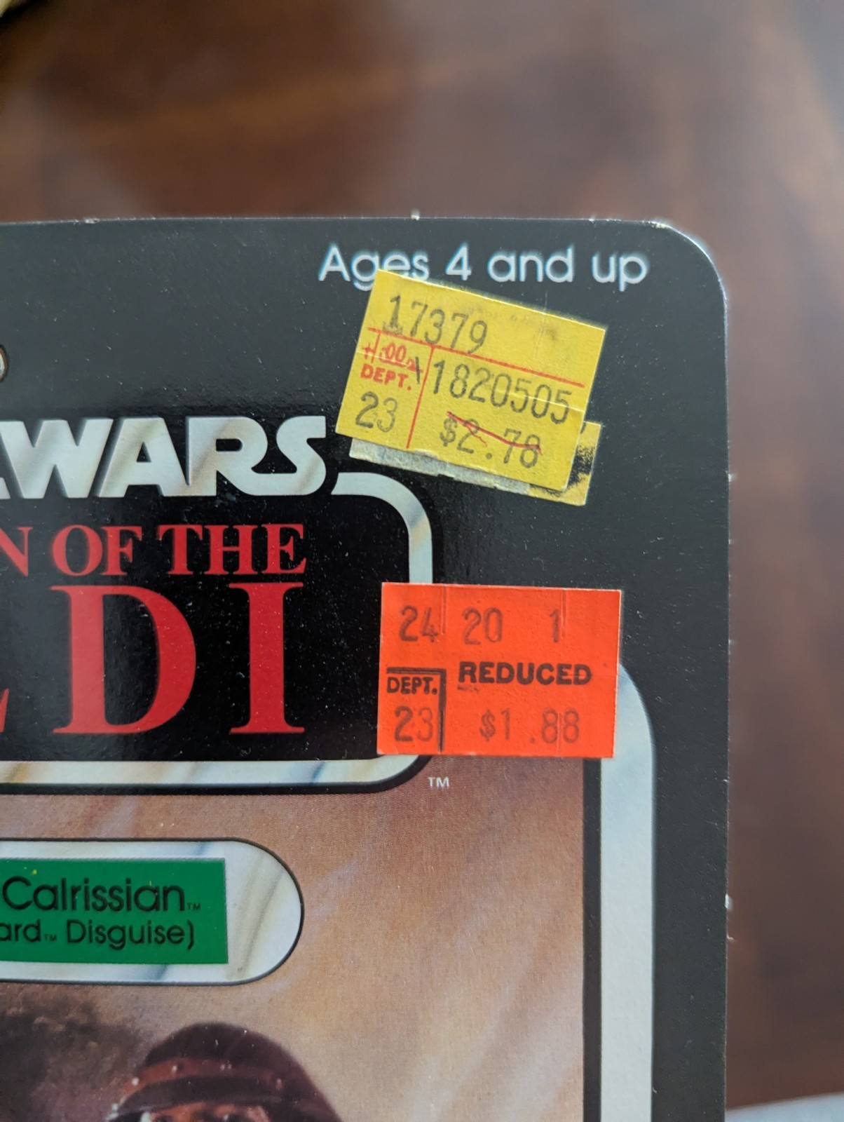 Lando Calrissian (Skiff Guard Disguise) sold