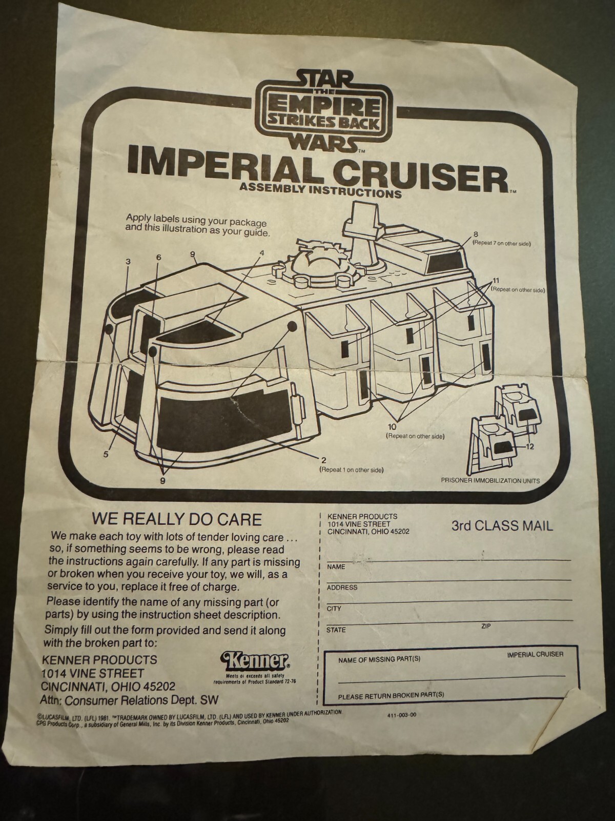 Imperial Cruiser sold