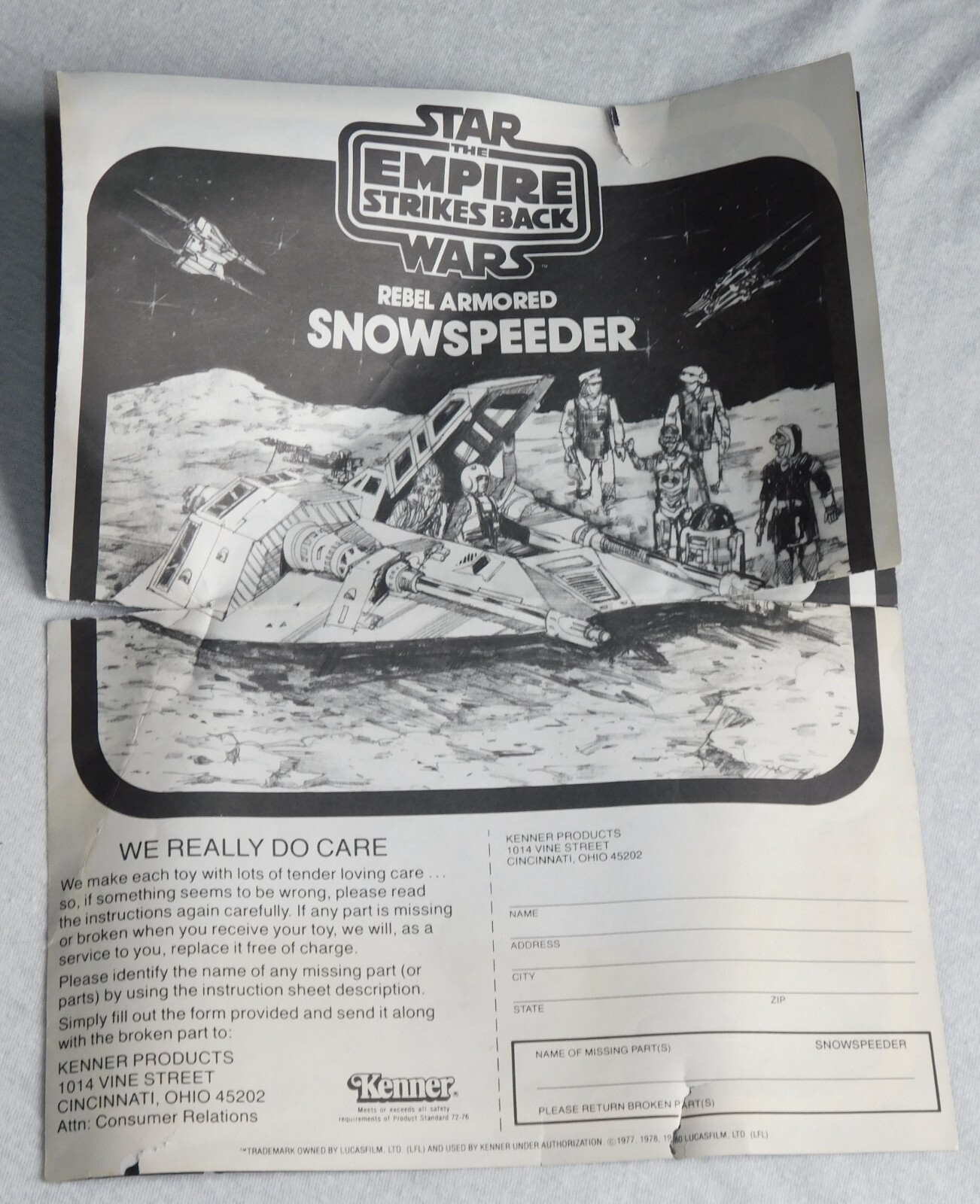 Rebel Armored Snowspeeder sold