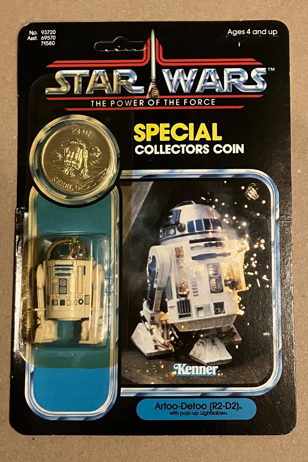 R2-D2 (Artoo-Detoo) with pop-up Lightsaber sold