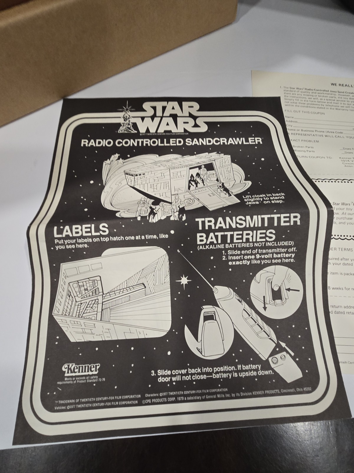 Radio Controlled Jawa Sandcrawler sold