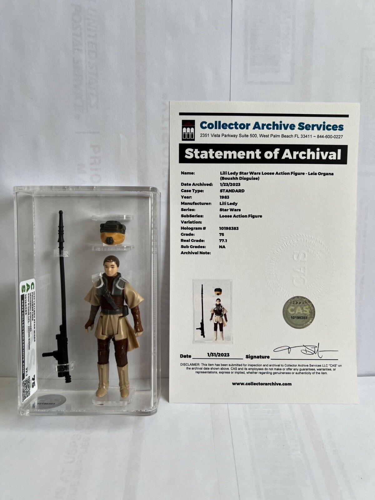 Princess Leia Organa (Boushh Disguise) sold