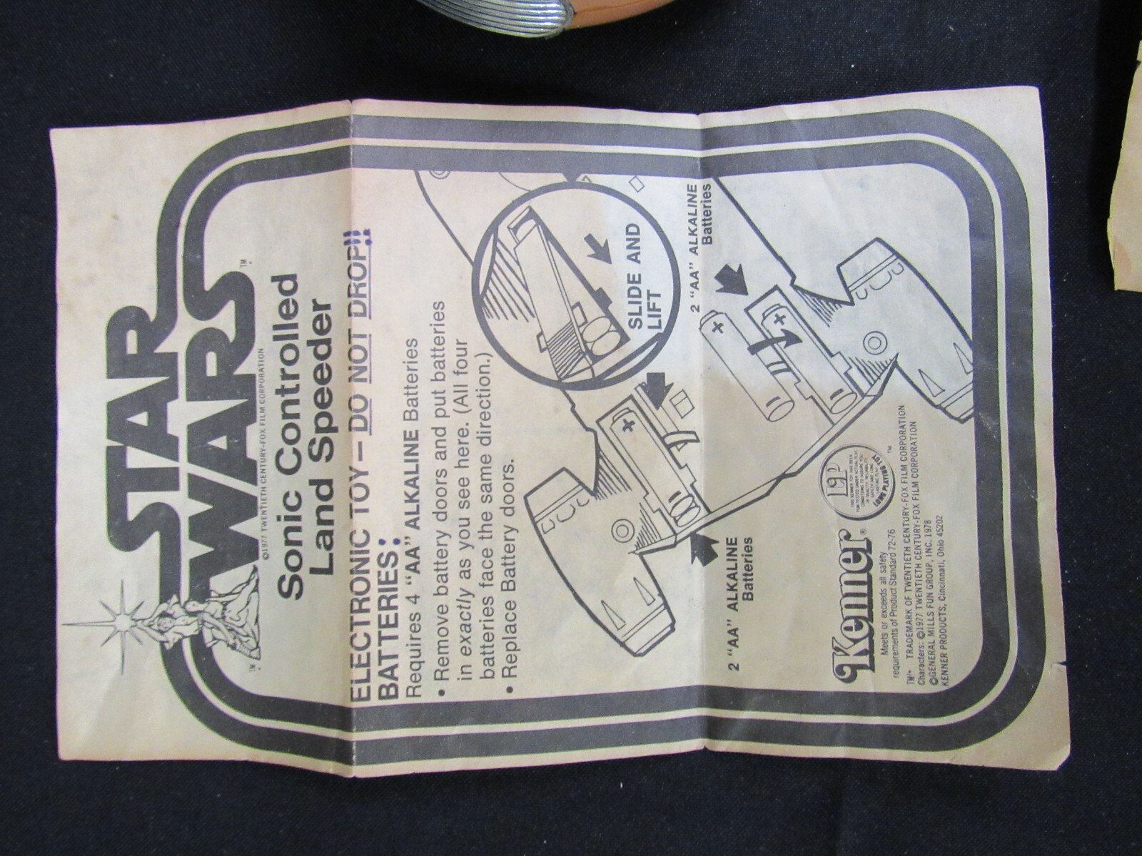 Sonic Controlled Landspeeder sold