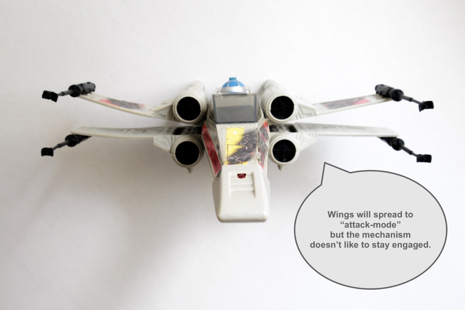 X-Wing Fighter (Battle Damaged) sold