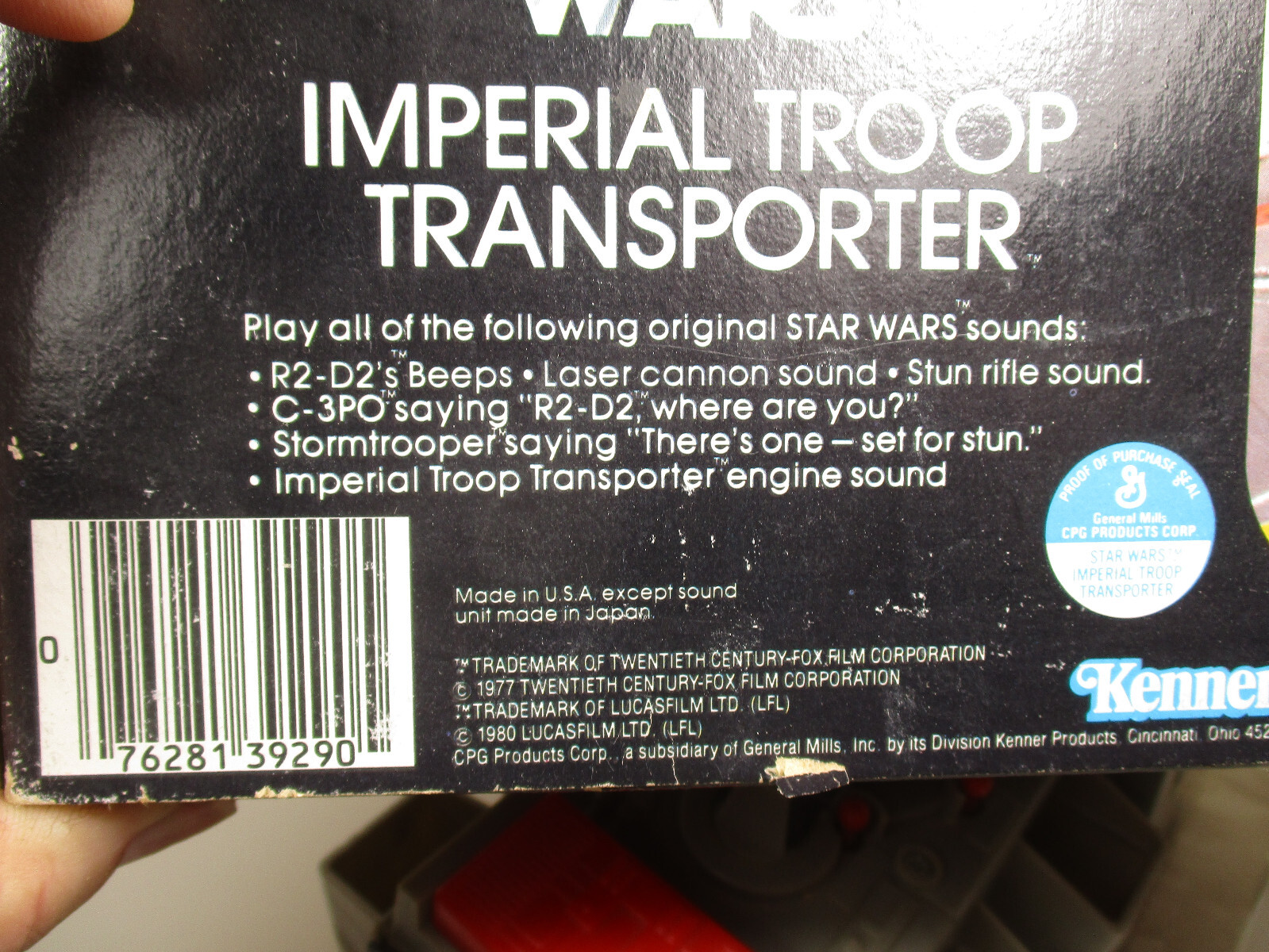 Imperial Troop Transporter (with sound) sold