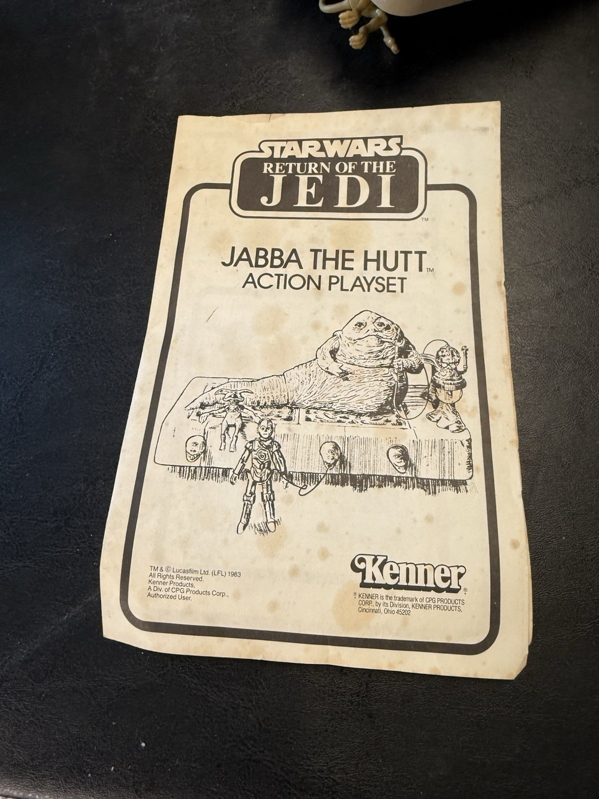 Jabba the Hutt Action Playset sold