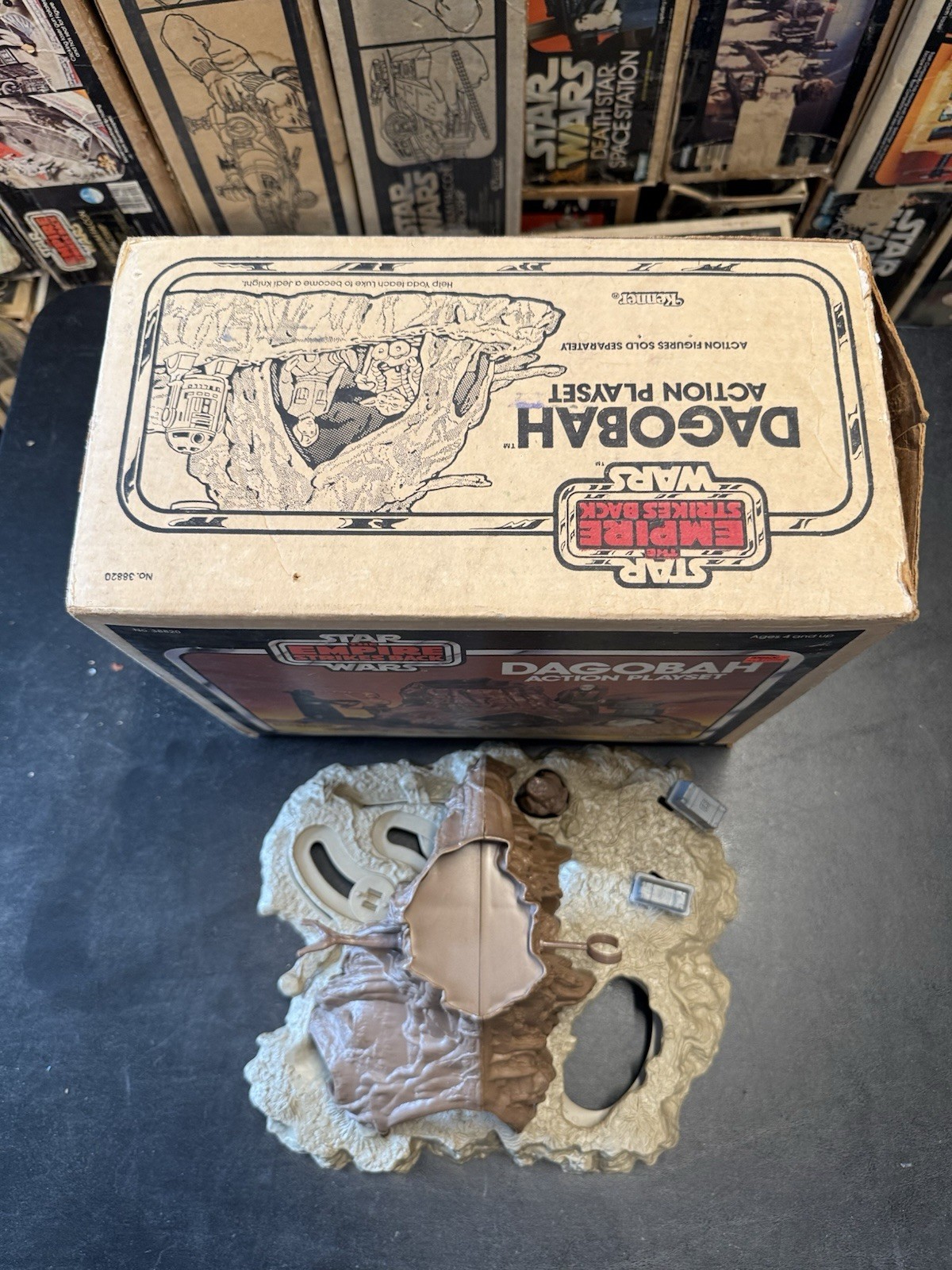 Dagobah Action Playset sold