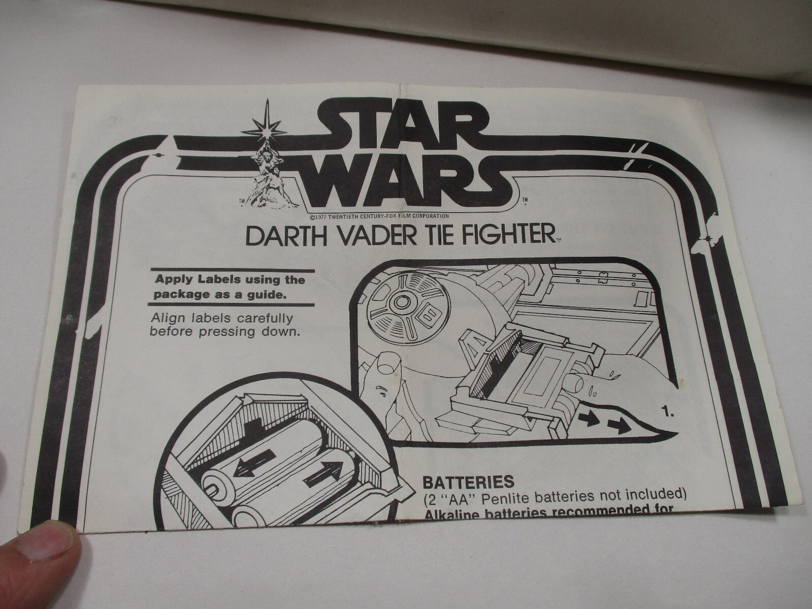 Darth Vader TIE Fighter sold