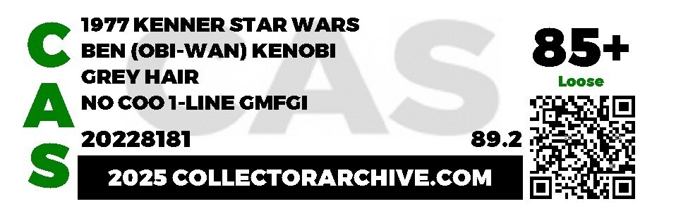 Ben (Obi-Wan) Kenobi sold