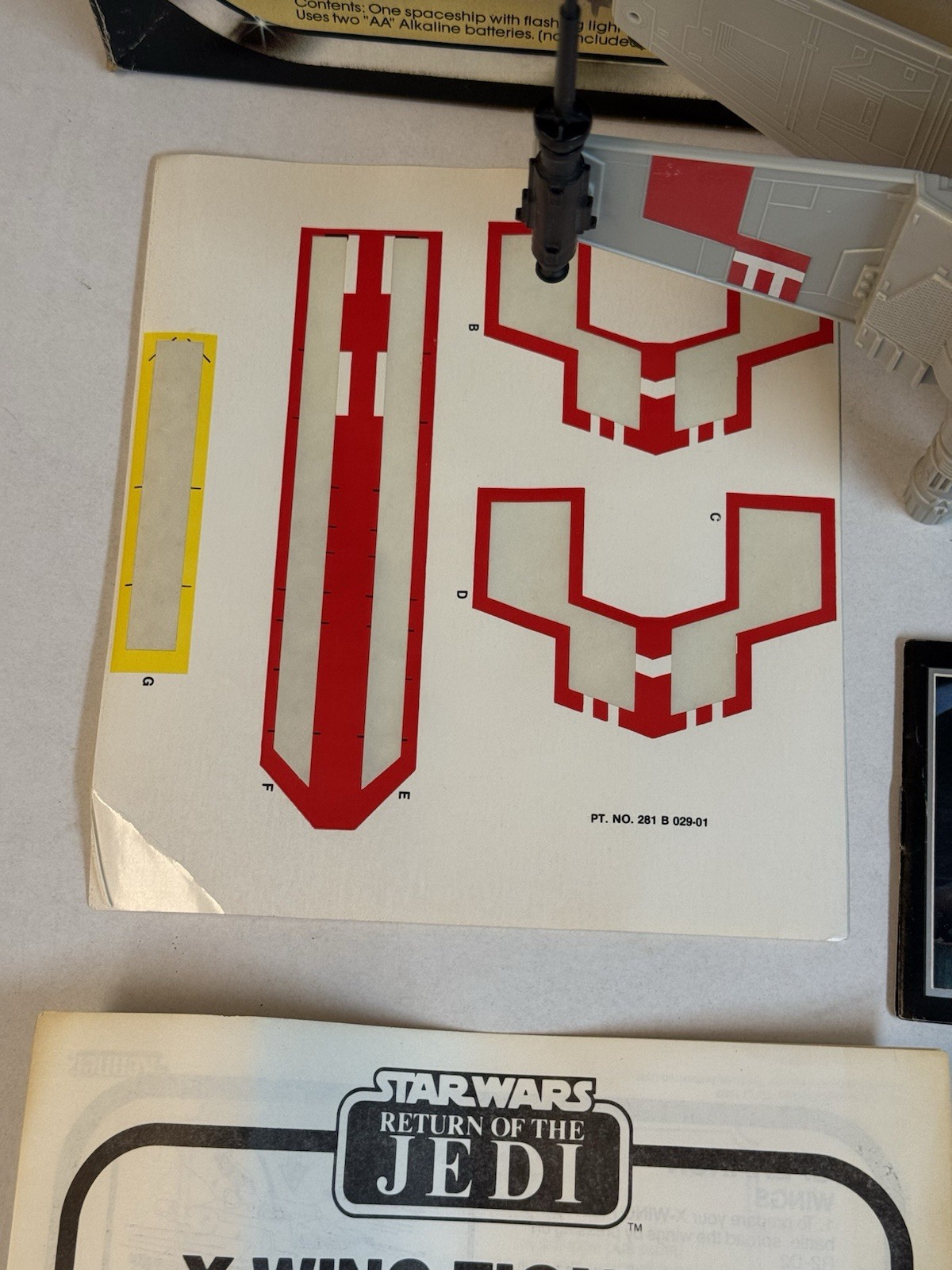 X-Wing Fighter (Battle Damaged) sold