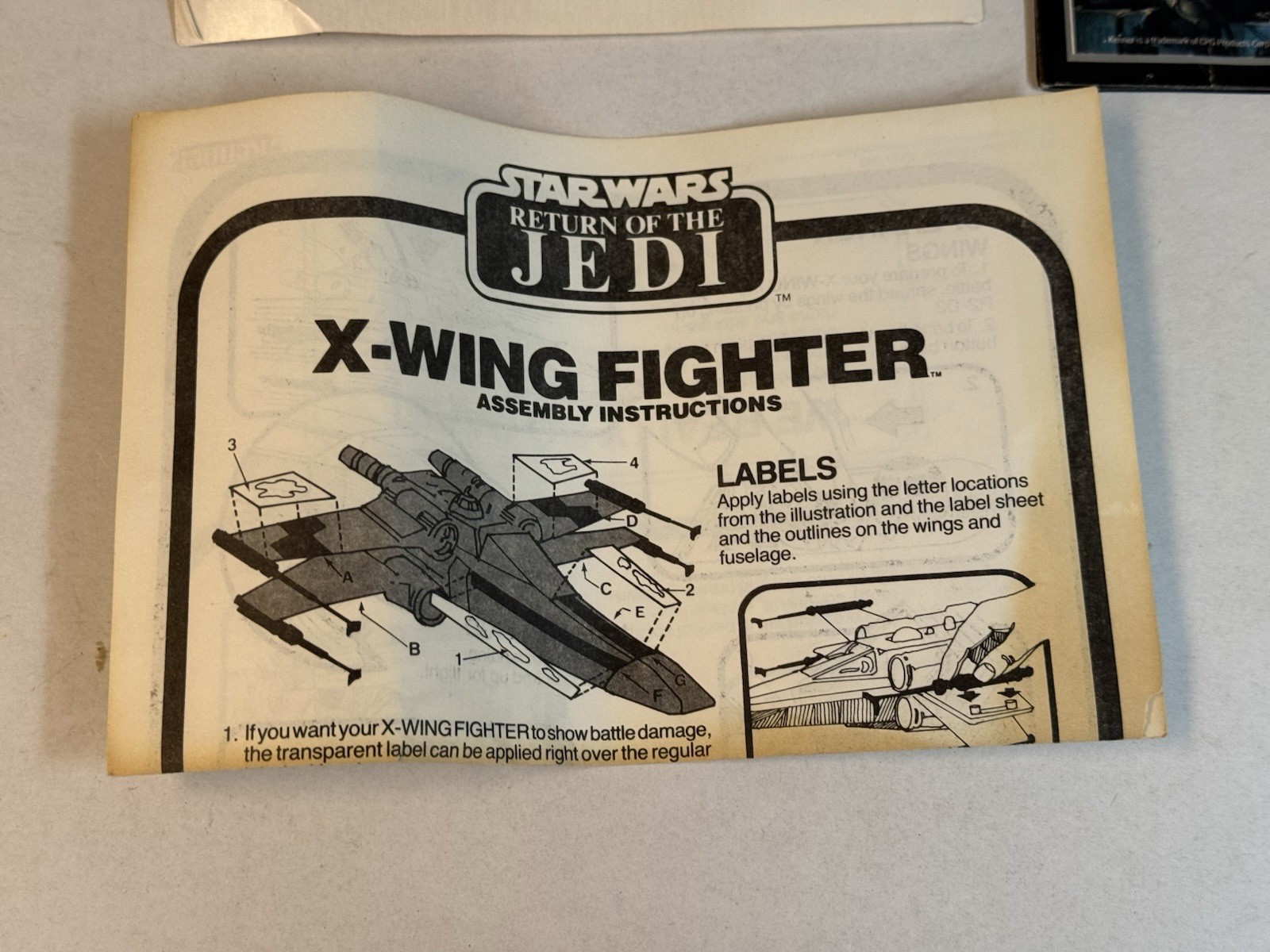 X-Wing Fighter (Battle Damaged) sold