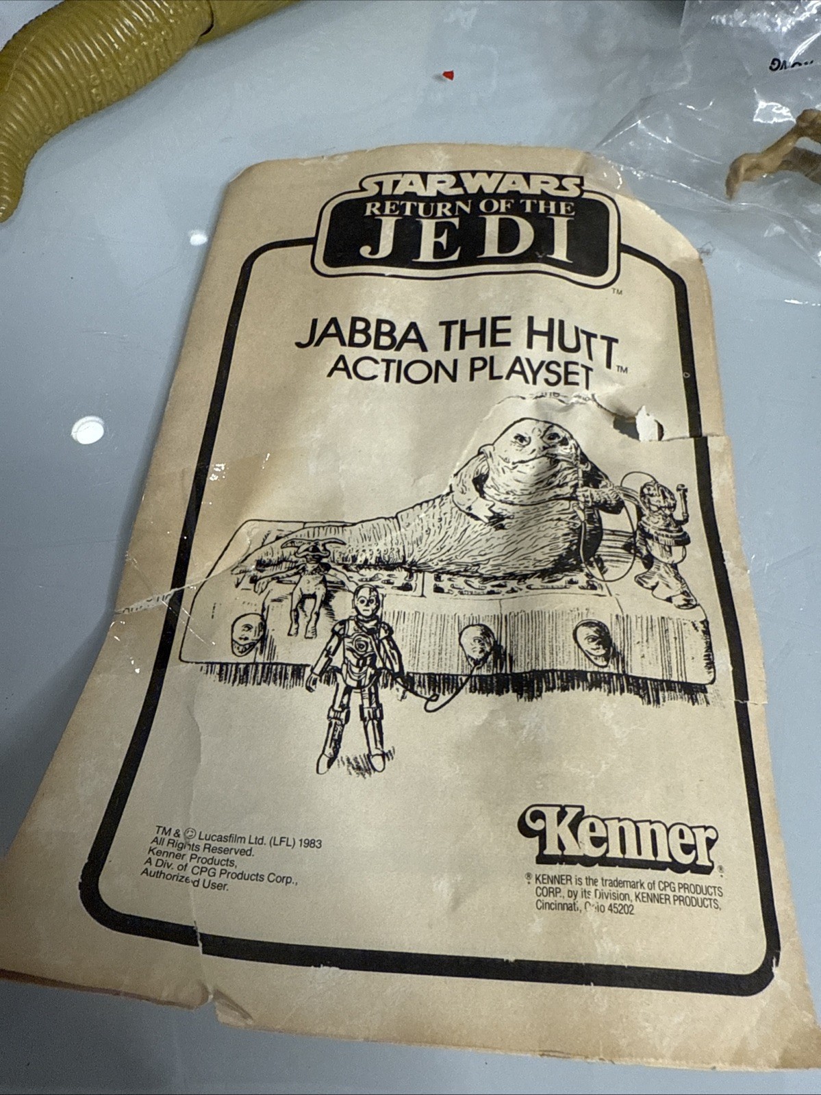 Jabba the Hutt Action Playset sold