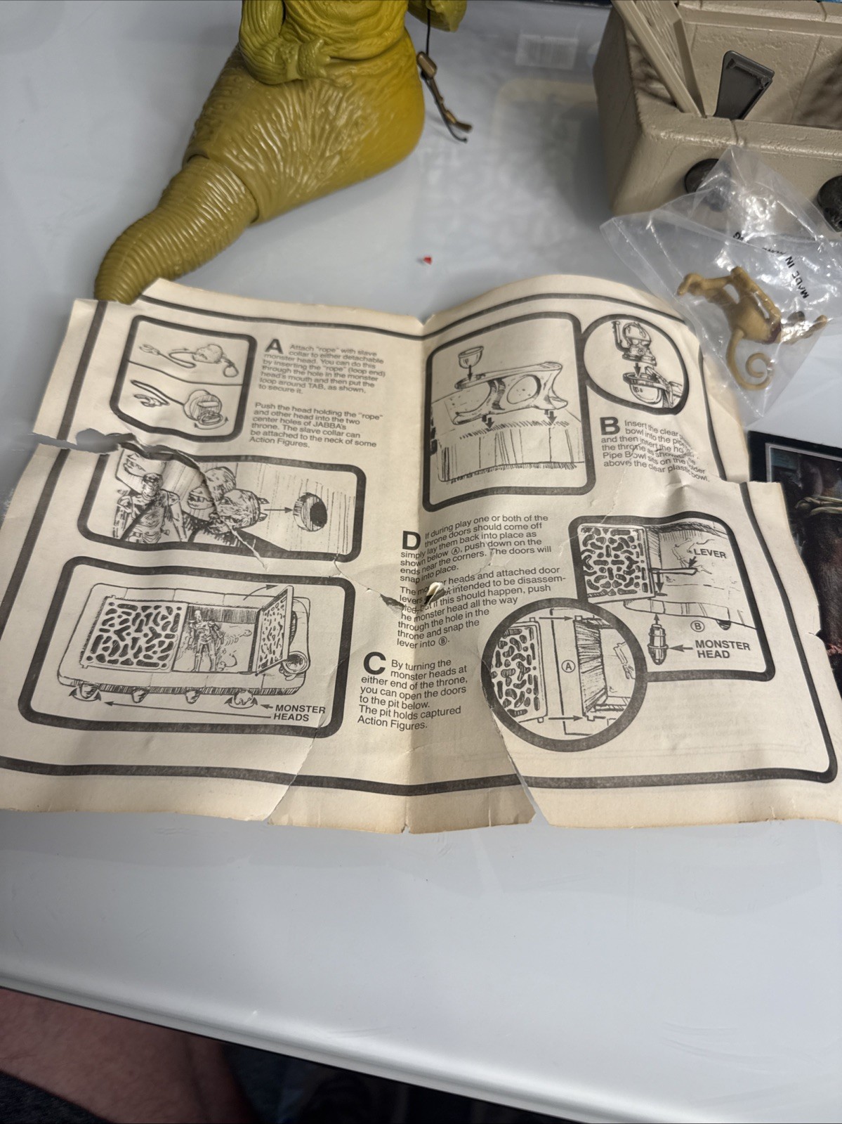 Jabba the Hutt Action Playset sold