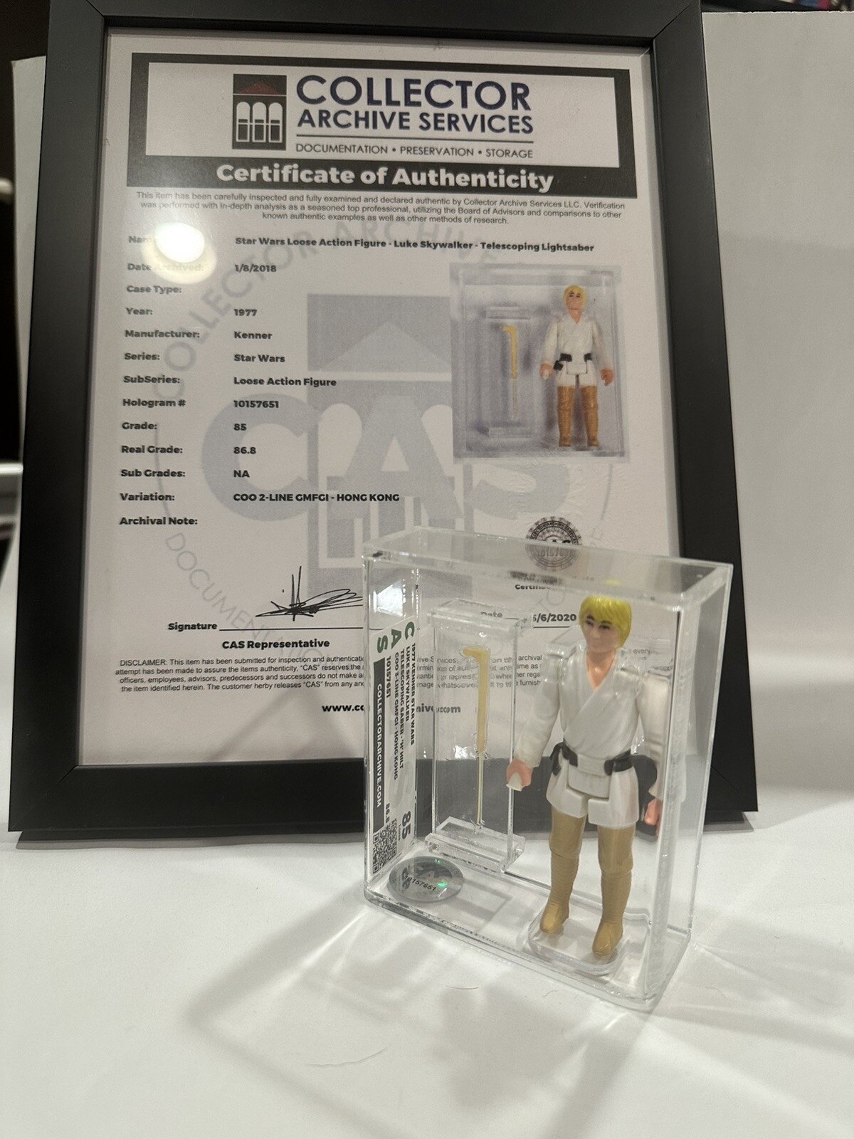 Luke Skywalker sold
