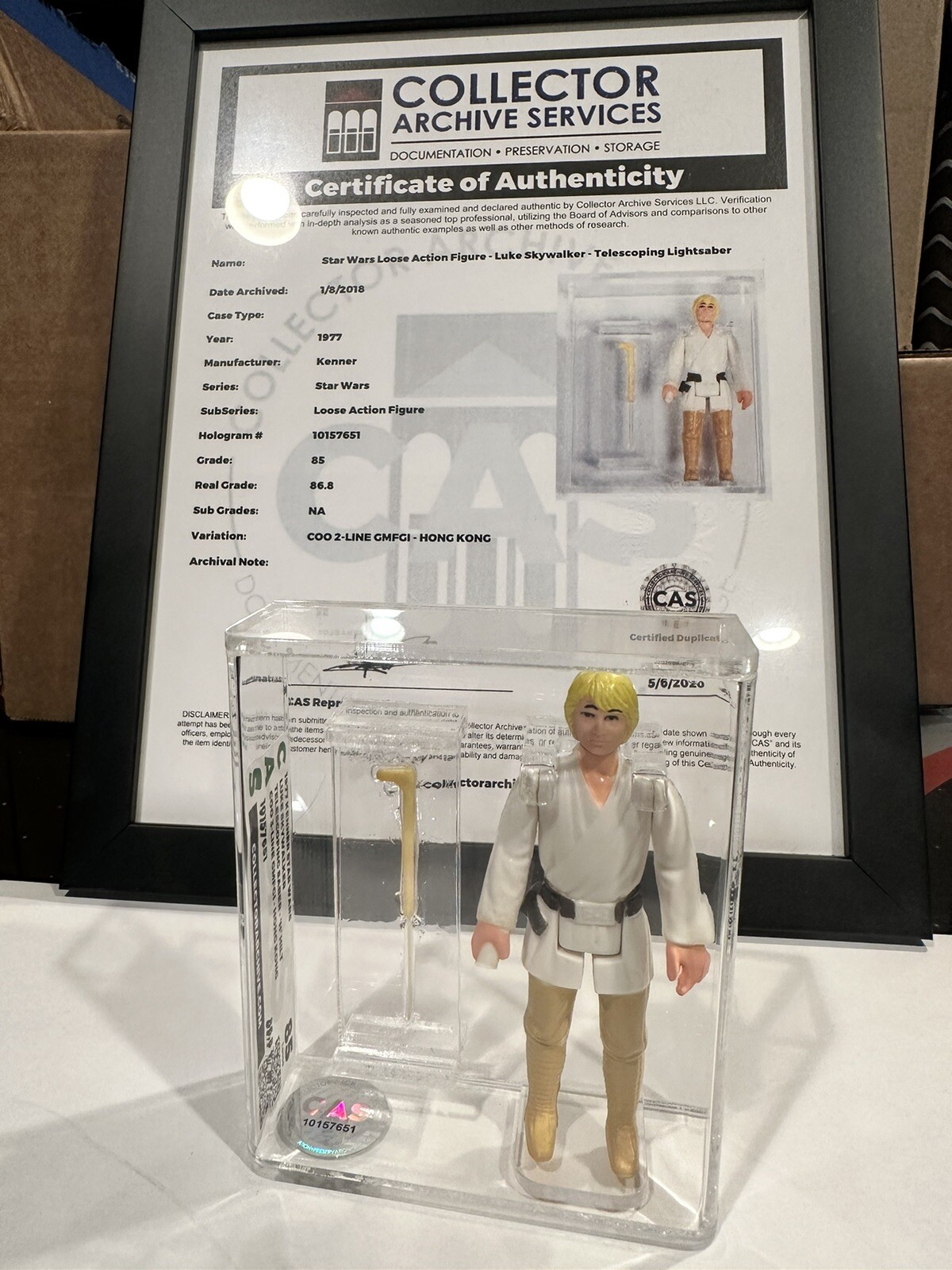 Luke Skywalker sold