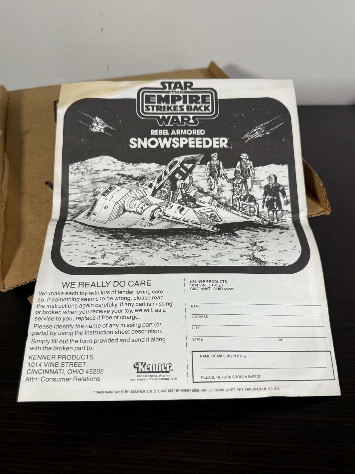 Rebel Armored Snowspeeder sold