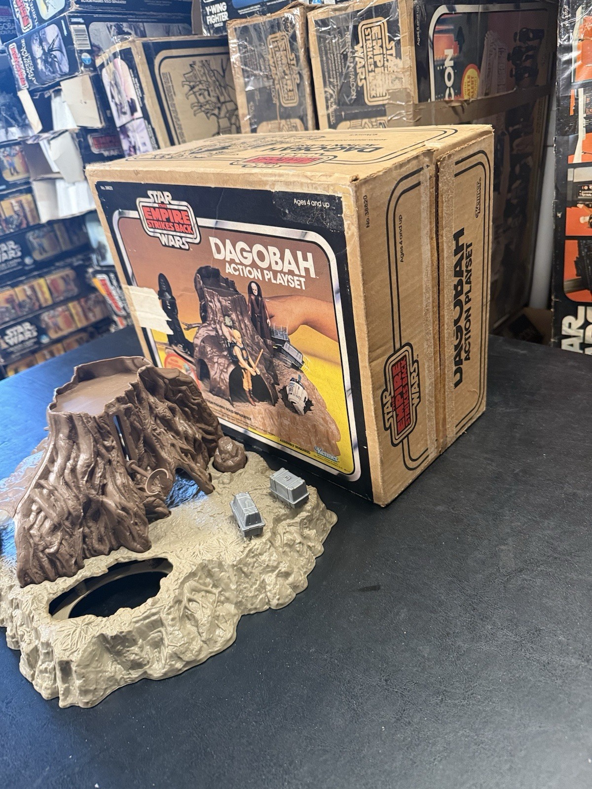 Dagobah Action Playset sold