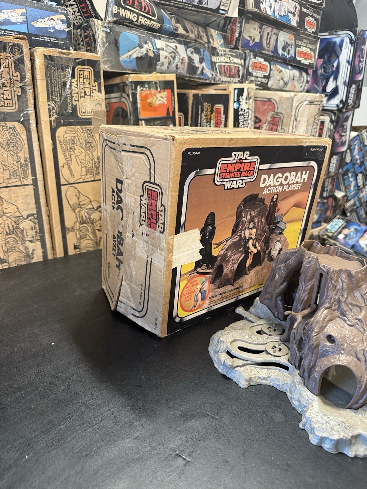 Dagobah Action Playset sold