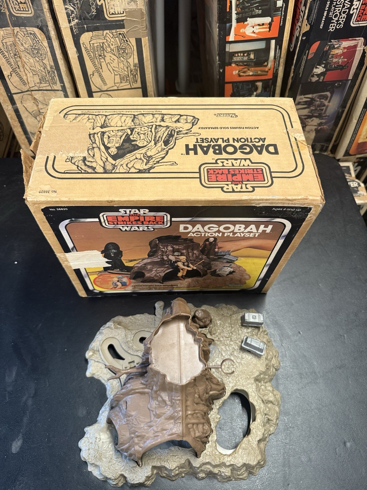 Dagobah Action Playset sold