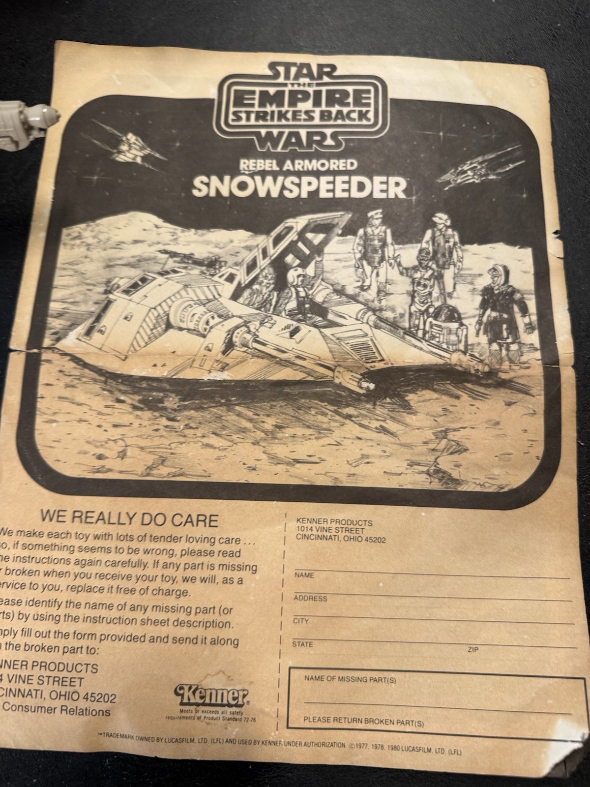 Rebel Armored Snowspeeder sold