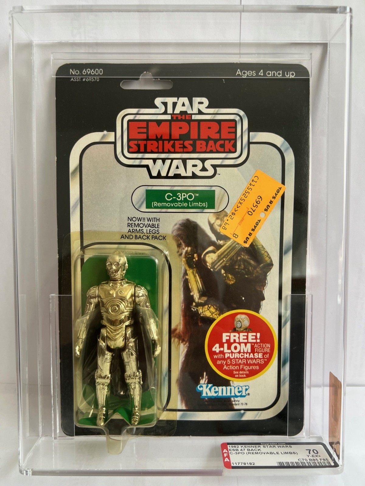 C-3PO (See-Threepio)  with removable limbs sold