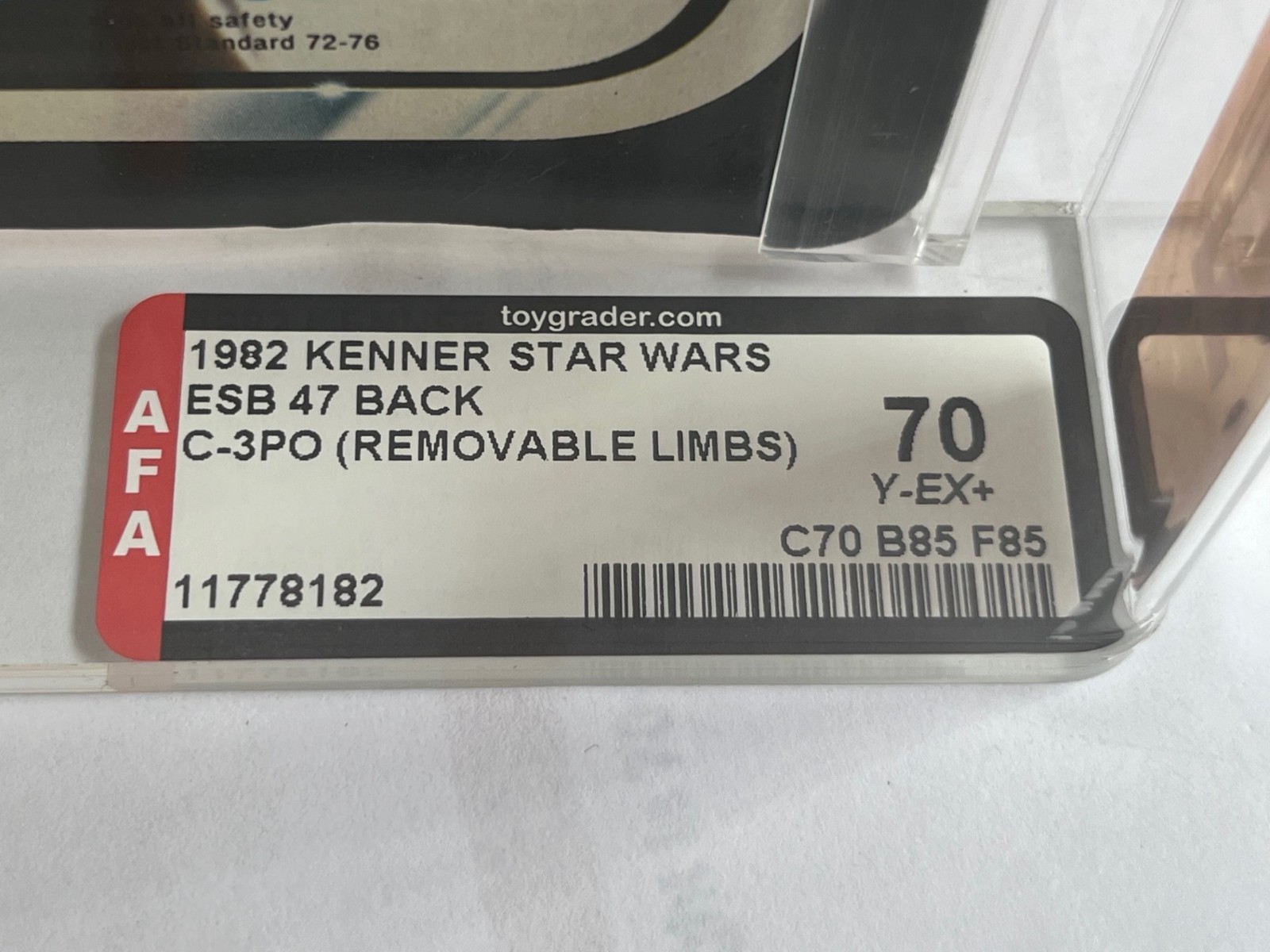 C-3PO (See-Threepio)  with removable limbs sold