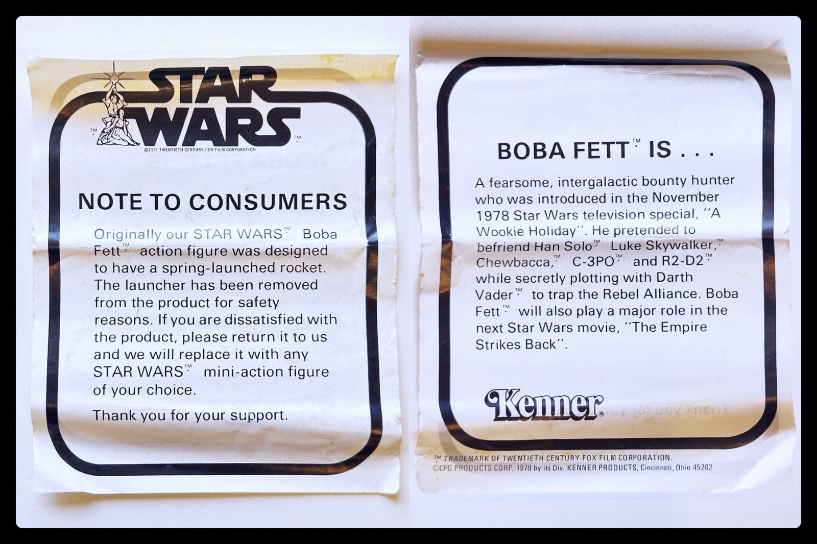 Boba Fett sold