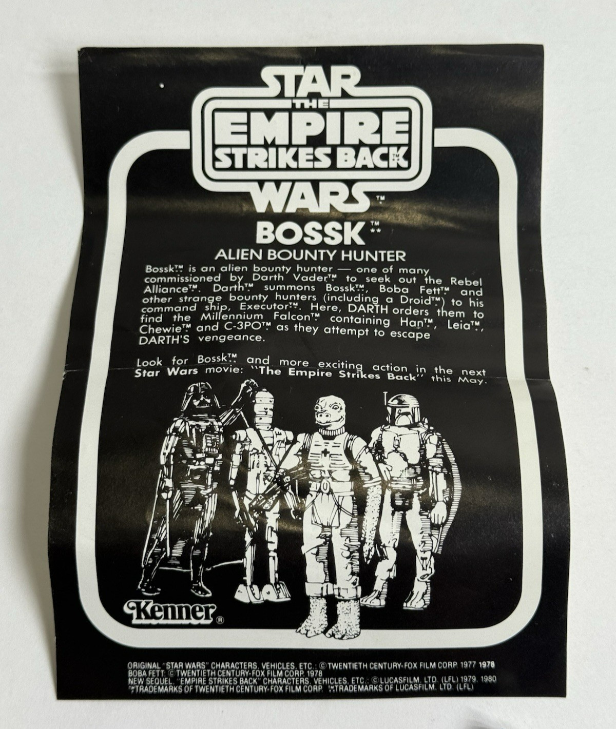 Bossk (Bounty Hunter) sold