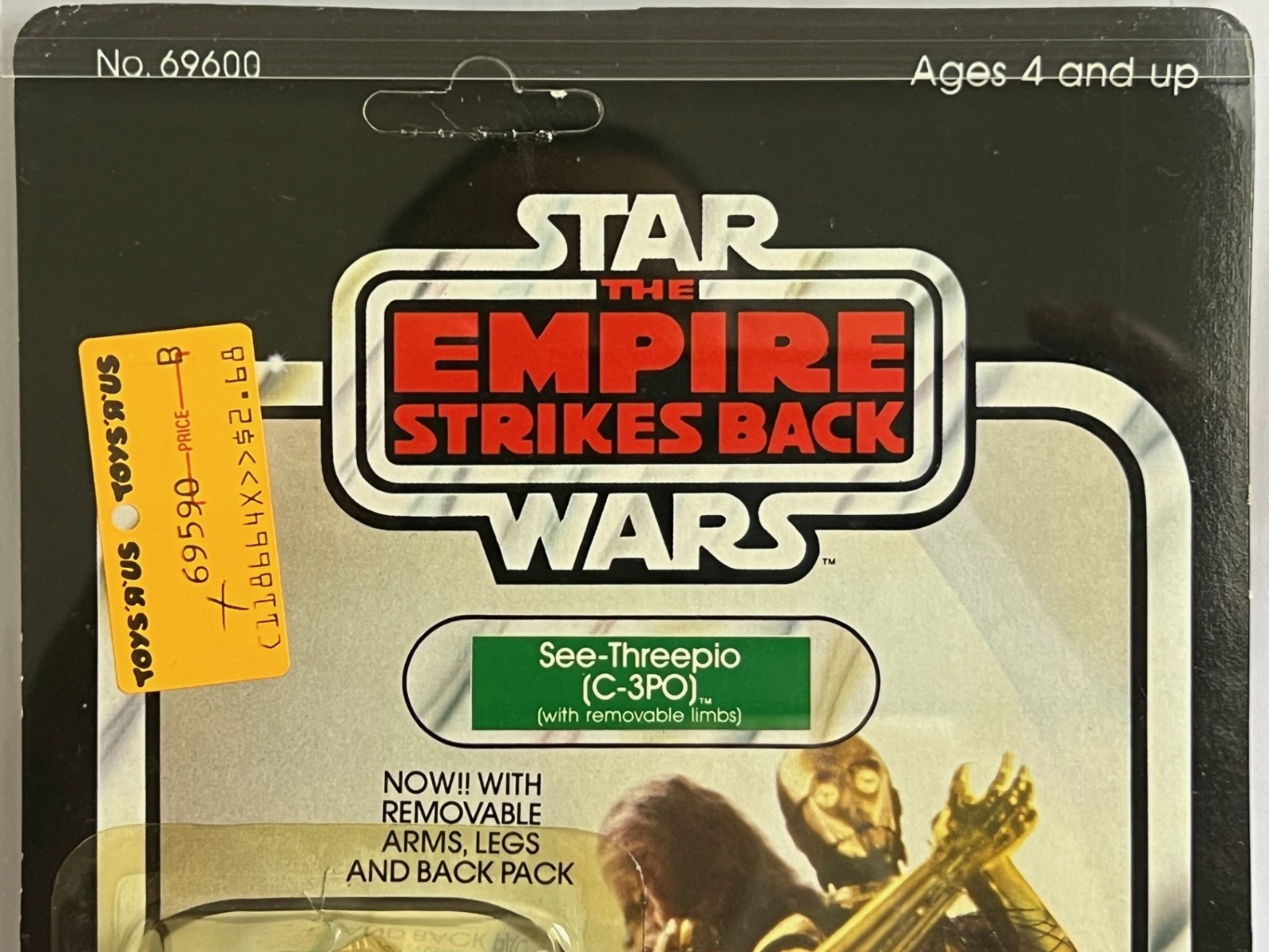 C-3PO (See-Threepio)  with removable limbs sold