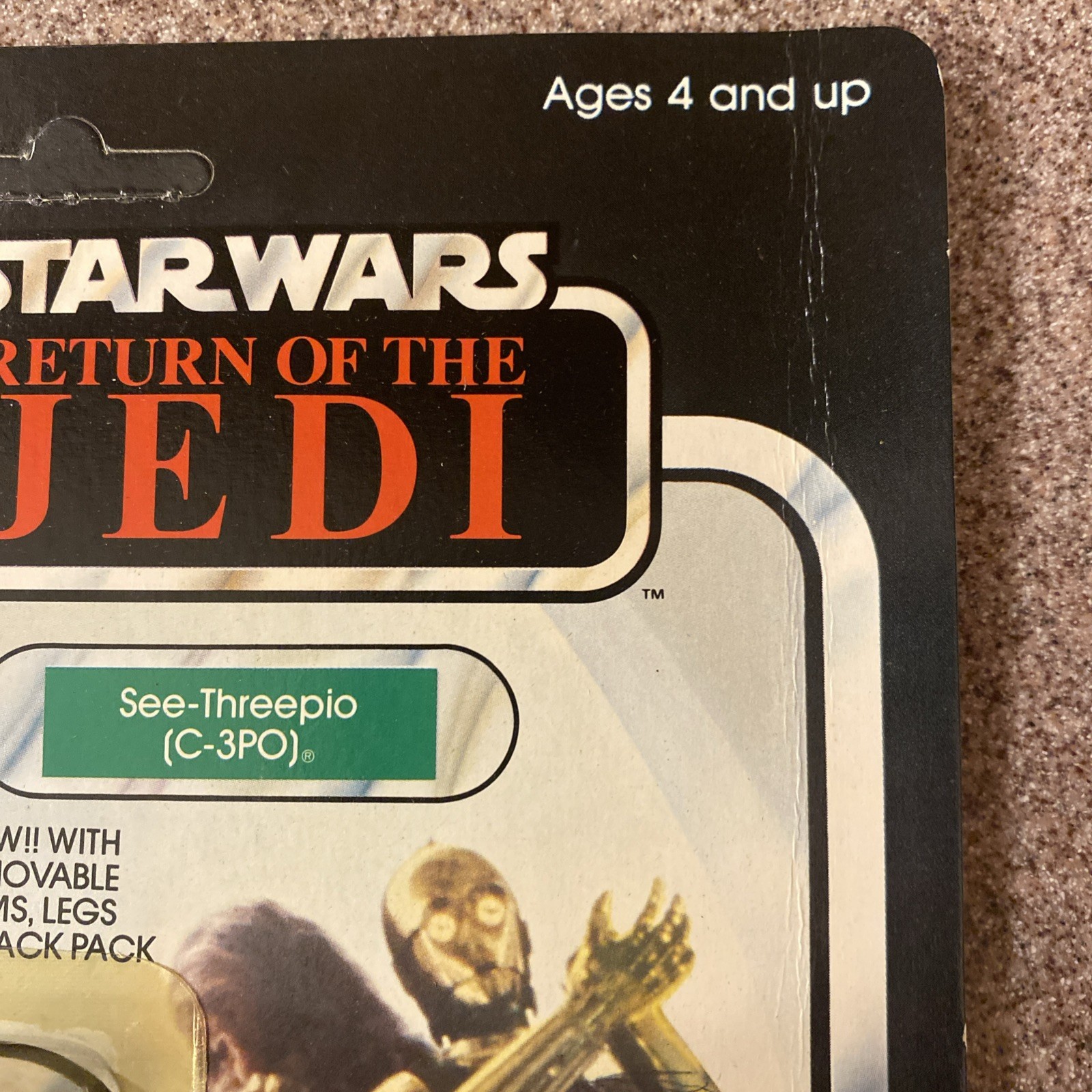 C-3PO (See-Threepio)  with removable limbs sold