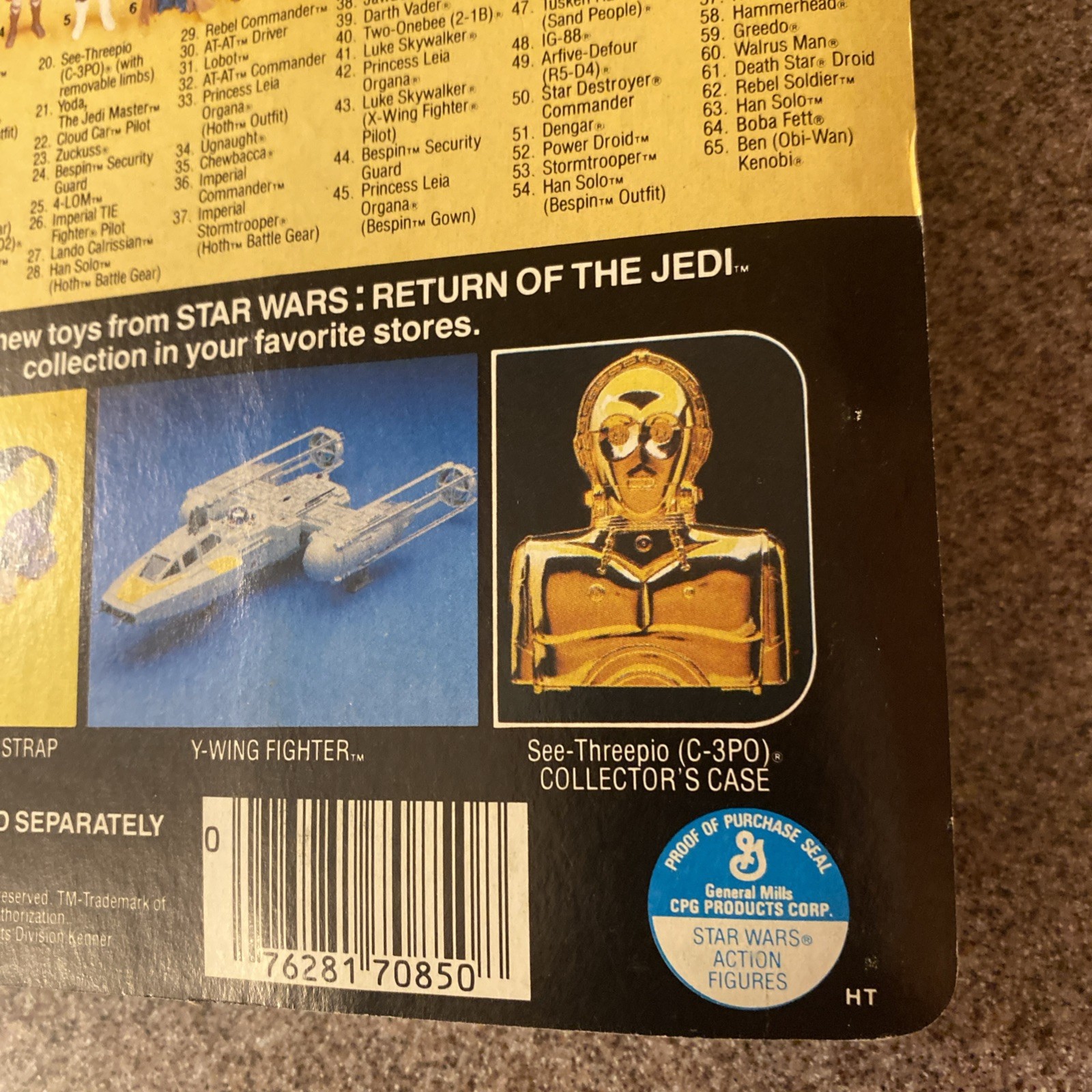C-3PO (See-Threepio)  with removable limbs sold