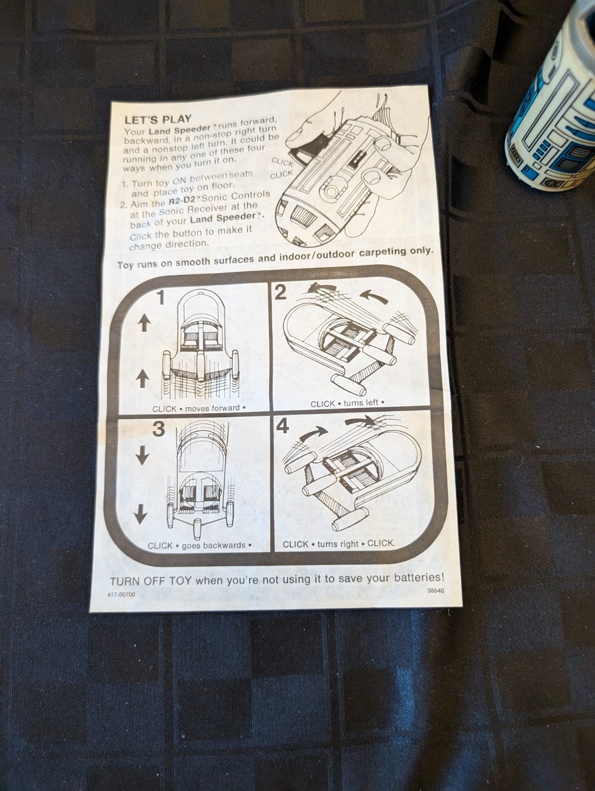 Sonic Controlled Landspeeder sold