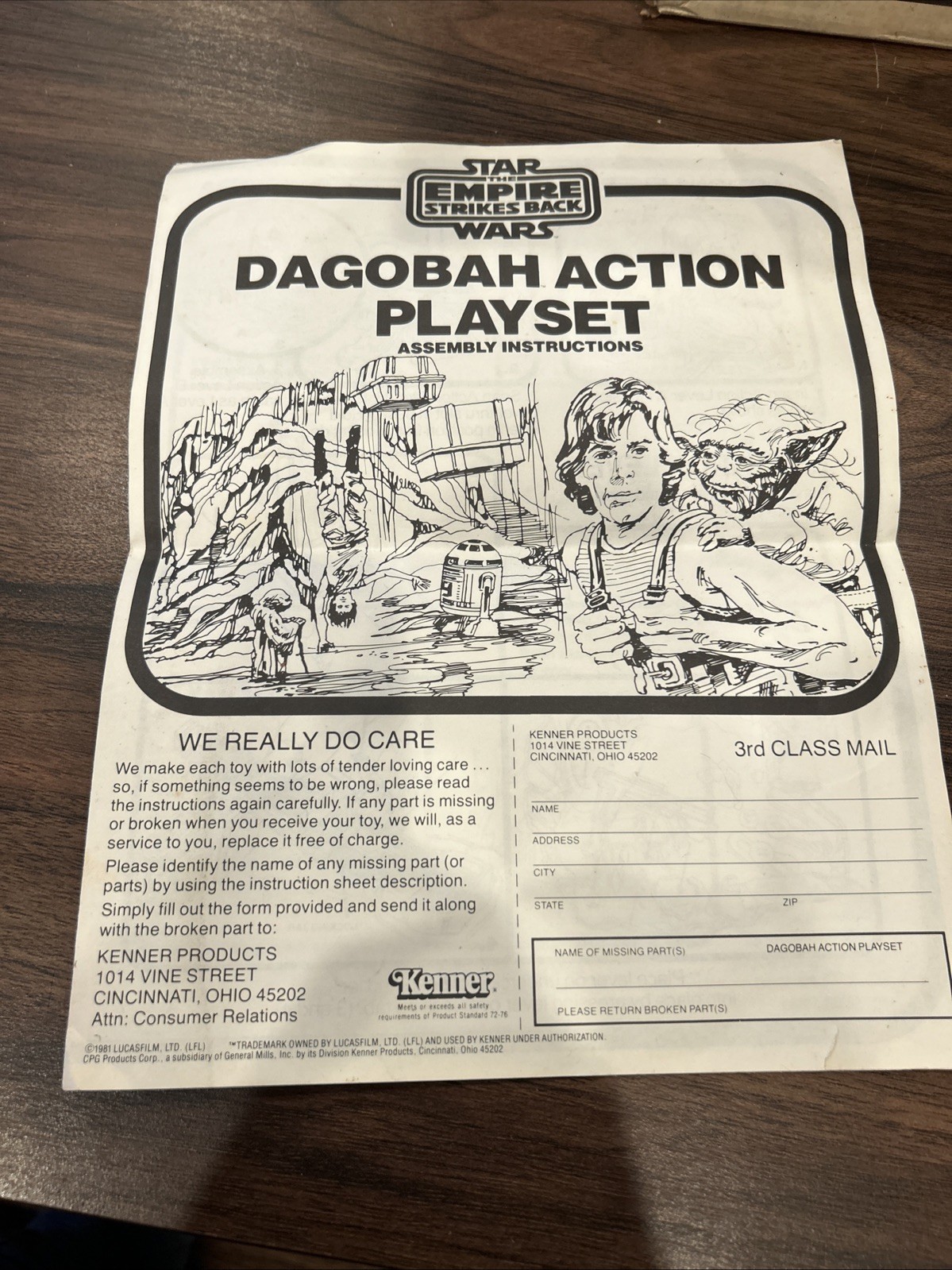 Dagobah Action Playset sold
