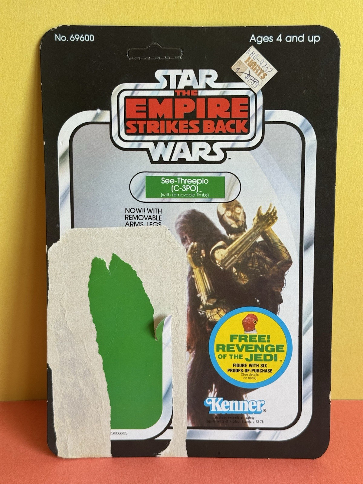 C-3PO (See-Threepio)  with removable limbs sold